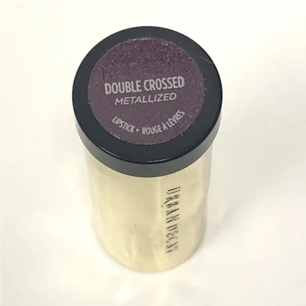 Urban Decay Vice Lipstick DOUBLE CROSSED Metallized Travel Size